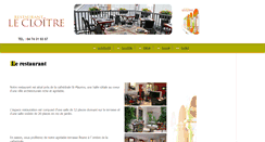 Desktop Screenshot of le-cloitre.net